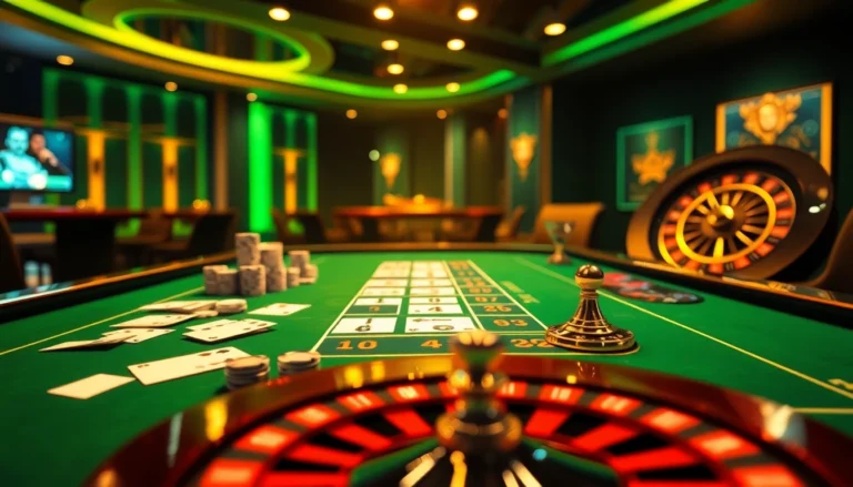 Experience thrilling online gambling with interactive features at https://new88bet.us/, showcasing poker chips and a roulette wheel.