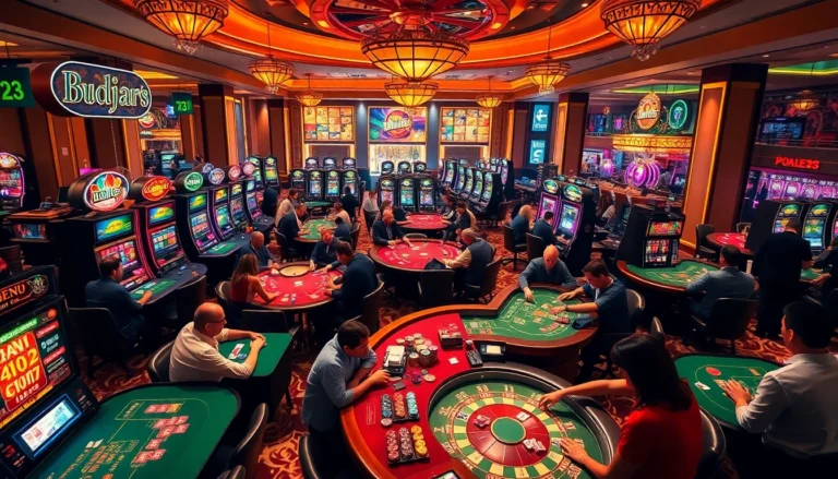 BGD33 casino action where players place bets at tables with cards, chips, and the excitement of winning.