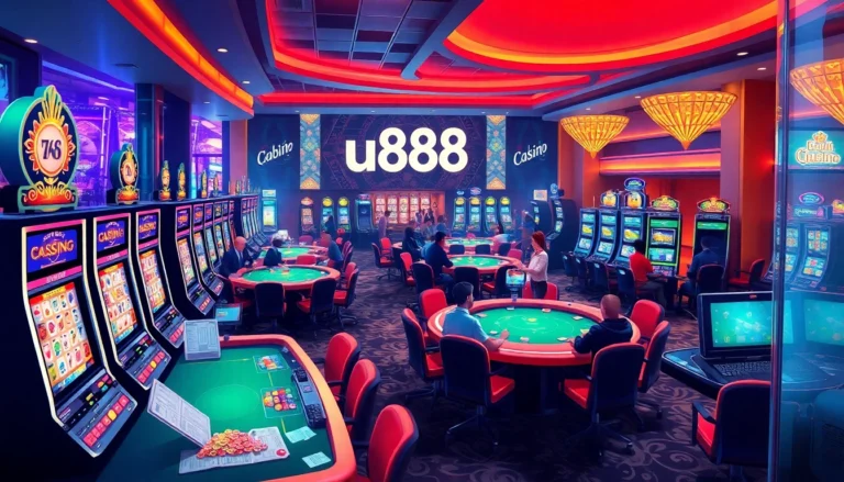 Experience the excitement of u888 online casino with vibrant slot machines and live dealer tables.