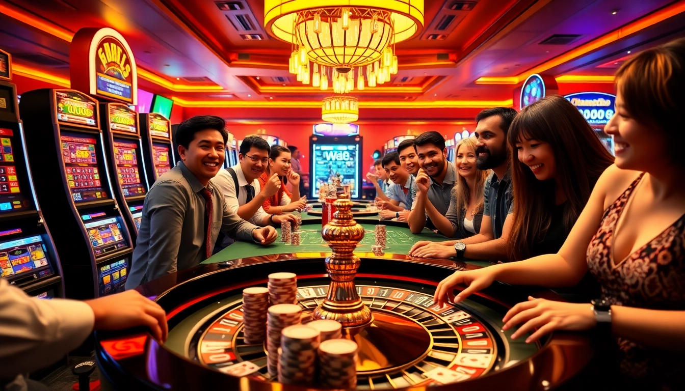 Discover the excitement at New88 with players engaged in a thrilling roulette game.